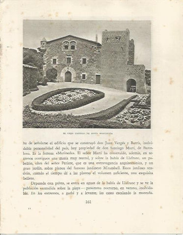 LAMINA 25153: Castillo de Santa Margarida en Calella de Palafrugell