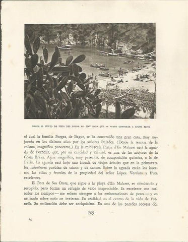 LAMINA 25175: Vista de Aiguablava