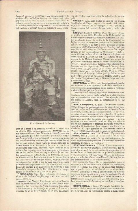 LAMINA ESPASA 37079: El rey Sisowath de Camboya