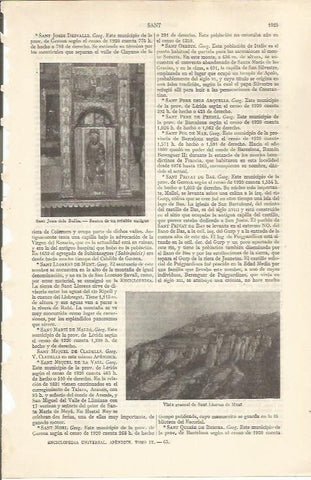LAMINA ESPASA 37025: Retablo en Sant Joan dels Balbs, Girona