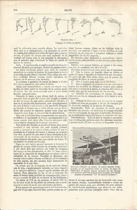 LAMINA ESPASA 37009: Tipos de salto en altura