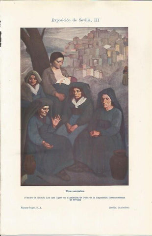LAMINA ESPASA 37061: Tipos campesinos, por Ramon Loy