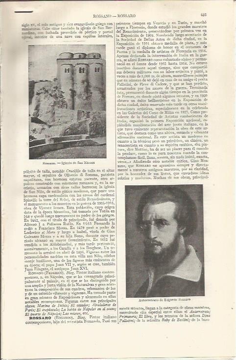 LAMINA ESPASA 37050: Iglesia de San Marcos, por Rossano