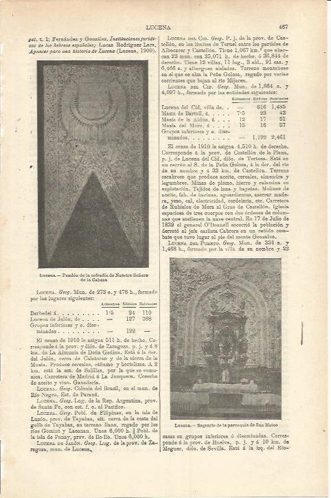 LAMINA ESPASA 37231: Pendon de la Cofradia de Nuestra Señora de la Cabeza de Lucena