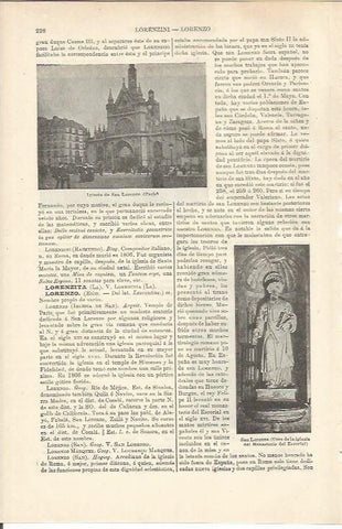 LAMINA ESPASA 37159: Iglesia de San Lorenzo en Paris