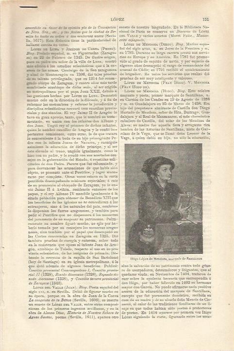 LAMINA ESPASA 37142: Iñigo Lopez de Mendoza, marques de Santillana