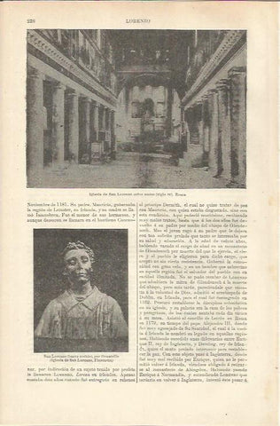 LAMINA ESPASA 37164: Iglesia de San Lorenzo en Roma