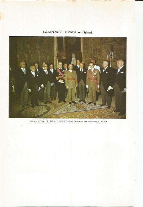 LAMINA ESPASA 36838: Franco con el Consejo del Reino