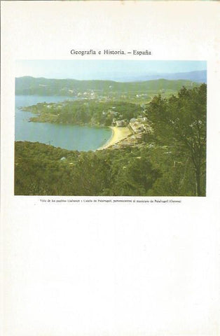 LAMINA ESPASA 36837: Vista de Llafranc y Calella de Palafrugell, Girona