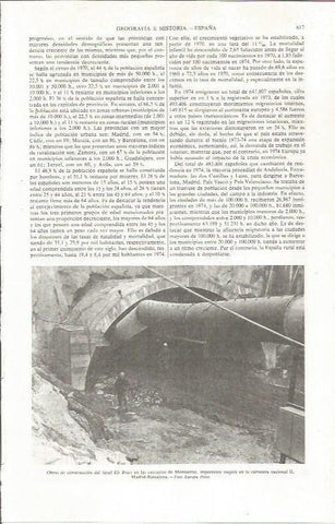 LAMINA ESPASA 36833: Construccion del tunel Els Brucs en Cataluña