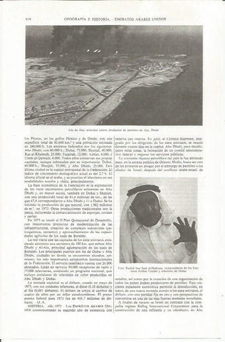 LAMINA ESPASA 36831: Isla de Das en Abu Dhabi