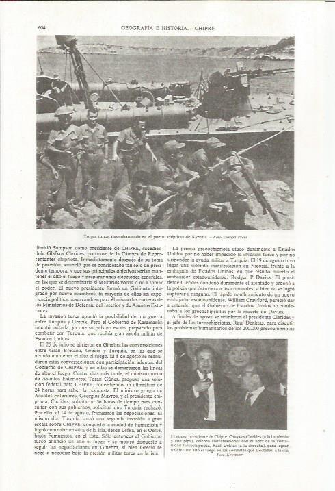 LAMINA ESPASA 36828: Tropas de Turquia en Kyrenia, Chipre
