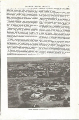 LAMINA ESPASA 36820: Mochudi en Bostwana