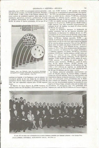 LAMINA ESPASA 36818: Nuevo gobierno de Belgica en 1973