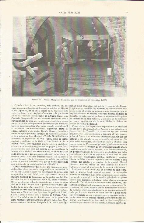 LAMINA ESPASA 36763: Galeria Maeght de Barcelona