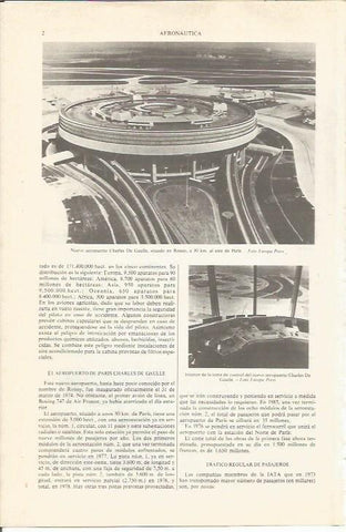 LAMINA ESPASA 36755: Aeropuerto de Charles de Gaulle de Paris