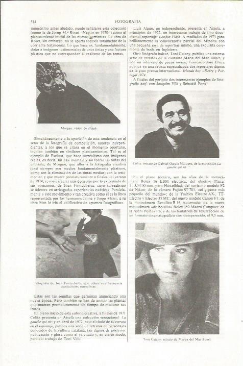 LAMINA ESPASA 36806: Fotografias de Gabriel Garcia Marquez  y Maria del Mar Bonet