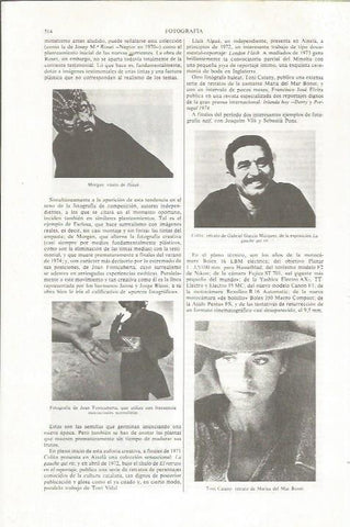 LAMINA ESPASA 36806: Fotografias de Gabriel Garcia Marquez  y Maria del Mar Bonet