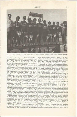 LAMINA ESPASA 36789: Sociedad Deportiva KAS