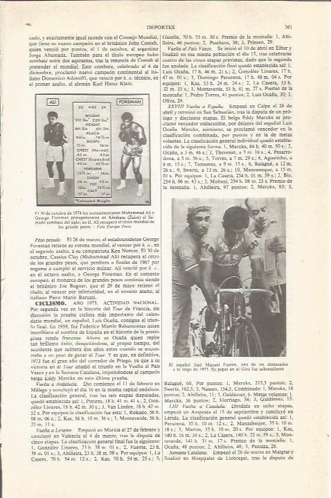 LAMINA ESPASA 36788: El ciclista Jose Manuel Fuente