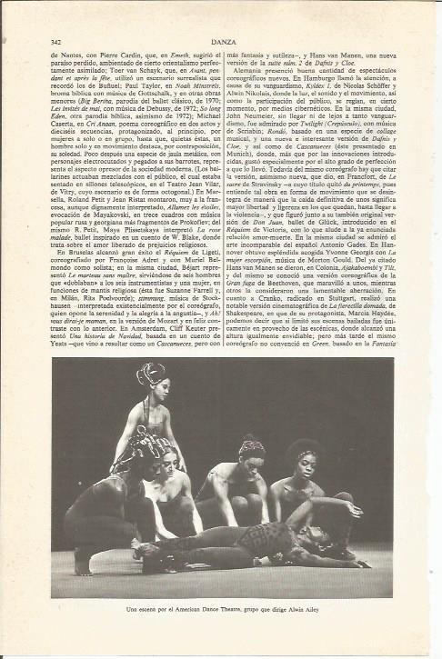 LAMINA ESPASA 36784: Bailarines del American Dance Theatre