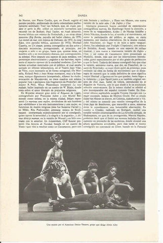 LAMINA ESPASA 36784: Bailarines del American Dance Theatre