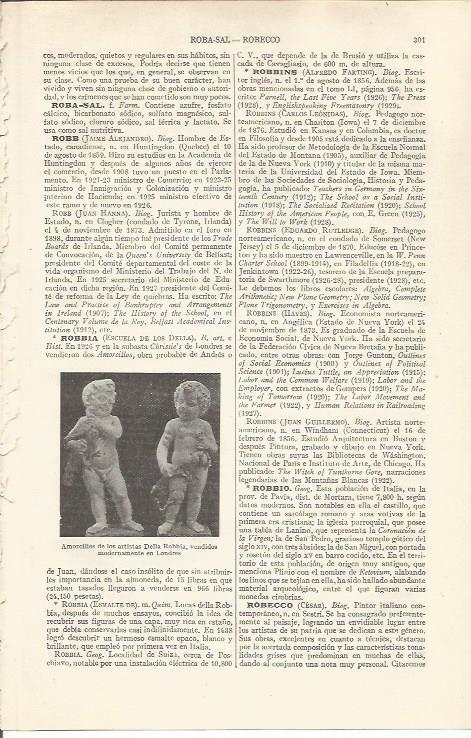 LAMINA ESPASA 36965: Amorcillos de Della Robbia