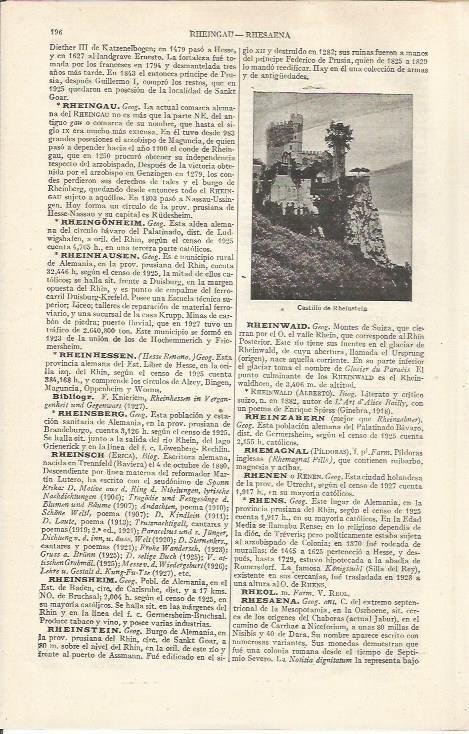 LAMINA ESPASA 36956: Castillo de Rheinstein, Alemania