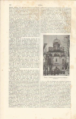 LAMINA ESPASA 36988: Monasterio Simonof en Moscu