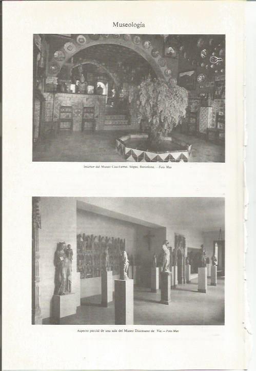 LAMINA ESPASA 36901: Interior del Museo Cau-Ferrat en Sitges, Barcelona