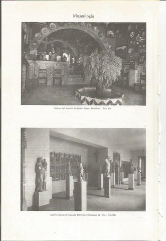 LAMINA ESPASA 36901: Interior del Museo Cau-Ferrat en Sitges, Barcelona