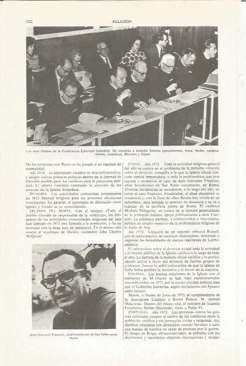 LAMINA ESPASA 36935: Conferencia Episcopal de Holanda