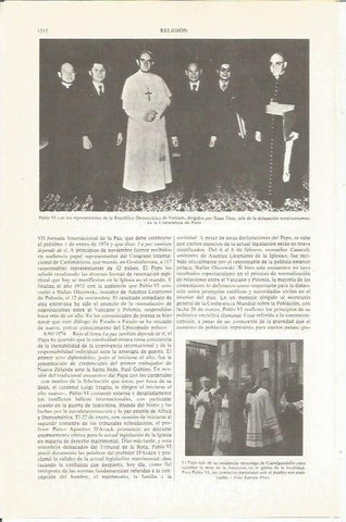 LAMINA ESPASA 36933: Pablo VI con representantes de Vietnam