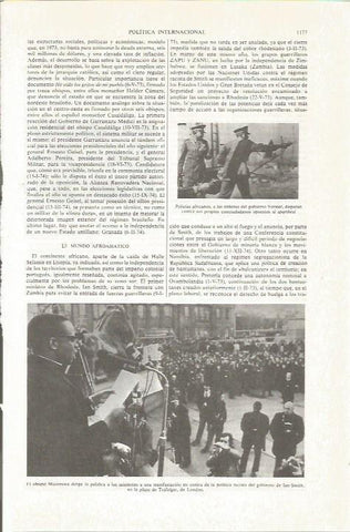 LAMINA ESPASA 36930: El obispo Muzorewa en Londres