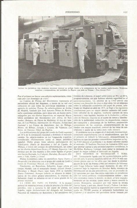 LAMINA ESPASA 36918: Rotativas del periodico La Region de Ourense