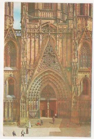 Postal E00001:Catedral Barcelona