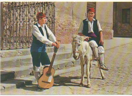 Postal E00067: Traje típico de Baturros, Teruel