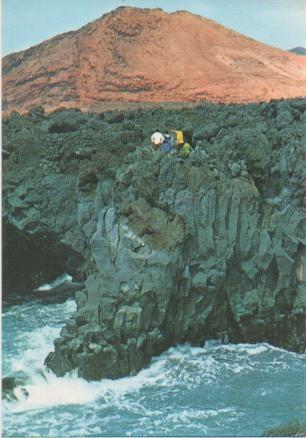 Postal E00097: Hervideros, Lanzarote