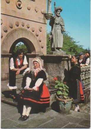 Postal E00081: Traje tipico Galicia