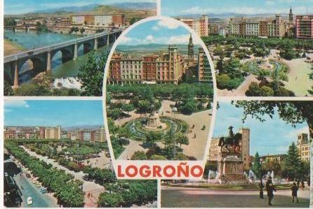 Postal E00052: Imágenes de Logroño