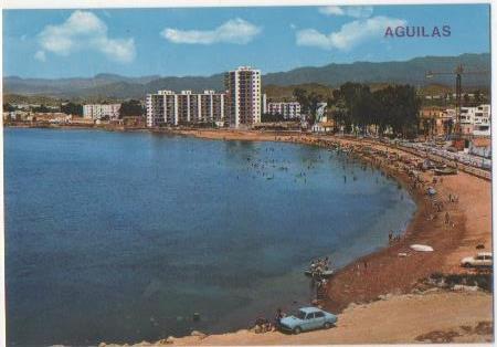 Postal E00018: Playa Aguila Murcia