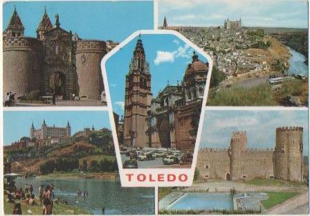 Postal E00010: Vistas de Toledo