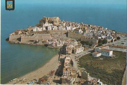 Postal E00046: Vista aerea Peñiscola,Castellón