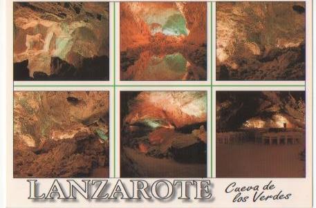 Postal E00038: Cueva de los Verdes, Lanzarote
