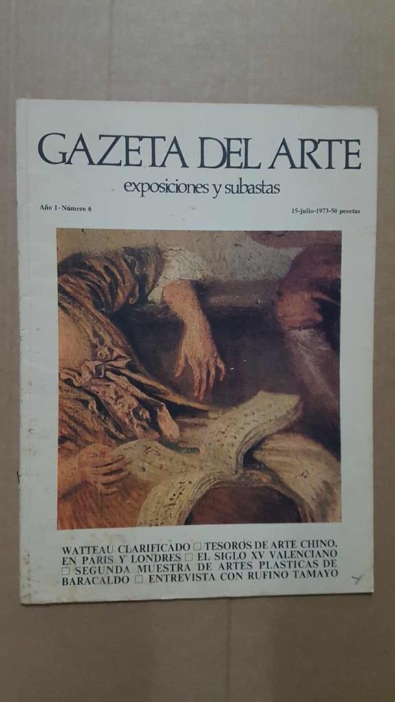 Gazeta del arte: Año I-Numero 06