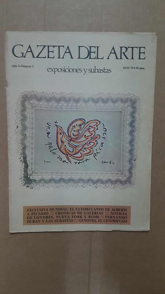 Gazeta del arte: Año I-Numero 01