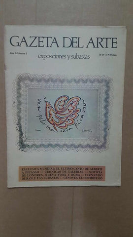 Gazeta del arte: Año I-Numero 01