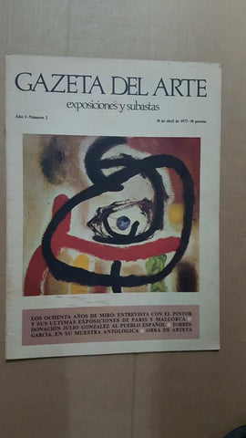Gazeta del arte: Año I-Numero 02