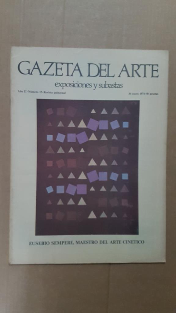 Gazeta del arte: Año II-Numero 15