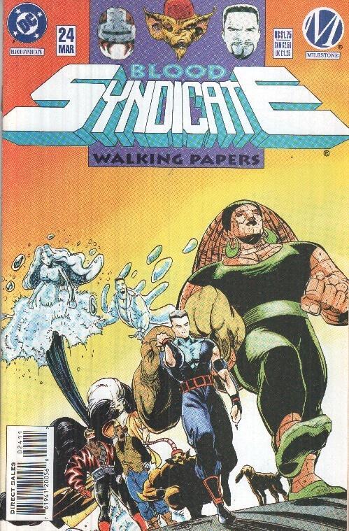 BLOOD SYNDICATE, Volume 1 Numero 24: Walking papers (Milestone) 